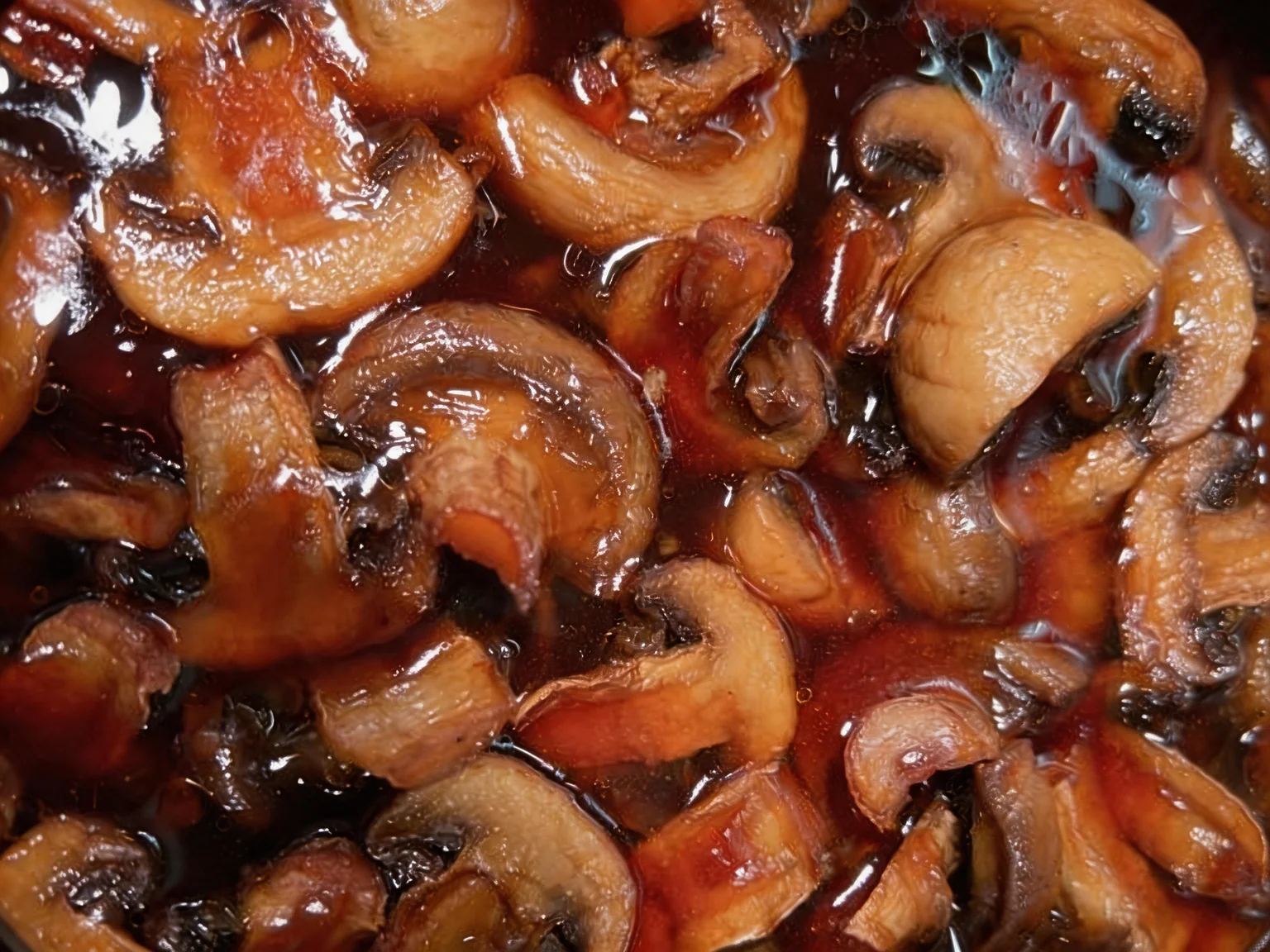 Mushrooms. Close-up.